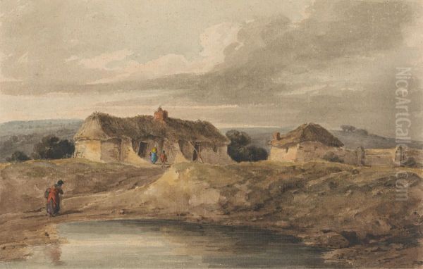 Landscape with Thatched Buildings - view 1