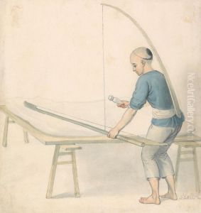 Chinese Youth Weaving by Thomas Stothard