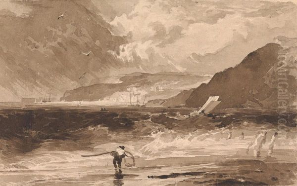 Lyme Regis, Dorsetshire, a Squall - view 1