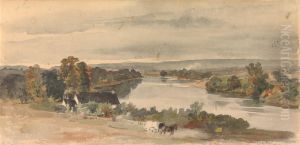 From "Charley's Hope" Mrs. Griffiths Place, Near Brunswick, New Jersey by Thomas Sully