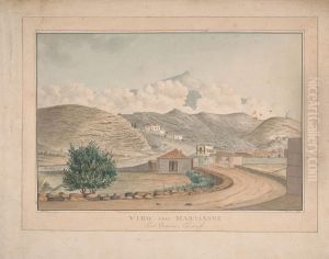 View from Martianez, Port Orotava, Tenerife by Alfred Diston