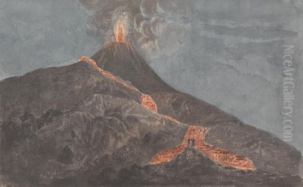 Vesuvius in Eruption - view 1