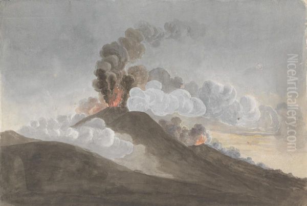 Vesuvius in Eruption - view 1