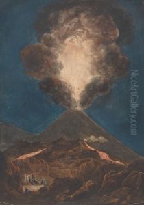 Vesuvius in Eruption by Isaac Weld