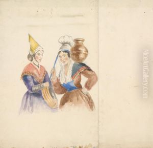 Two Women in Colorful Costume