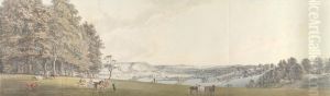 A View of Boxhill from Norbury Park, Surrey by Thomas Sandby