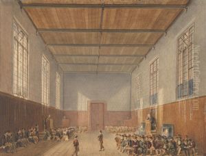 The Hall, Rugby School by John Gendall