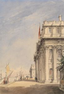 The Facade of the Royal Naval College, Greenwich