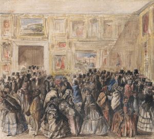 Private View of the Royal Academy by William Payne