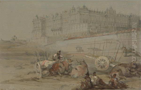 The Royal Palace, Madrid, 1832 - view 1