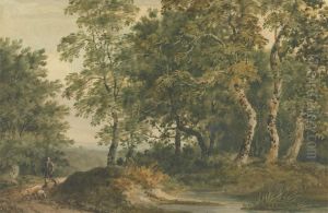 Landscape with a Man Driving Sheep Landscape with a Man Driving Sheep