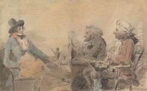 The Prince Regent and the Moneylenders by Henry Bunbury