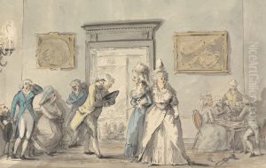 A Soiree by Henry Bunbury