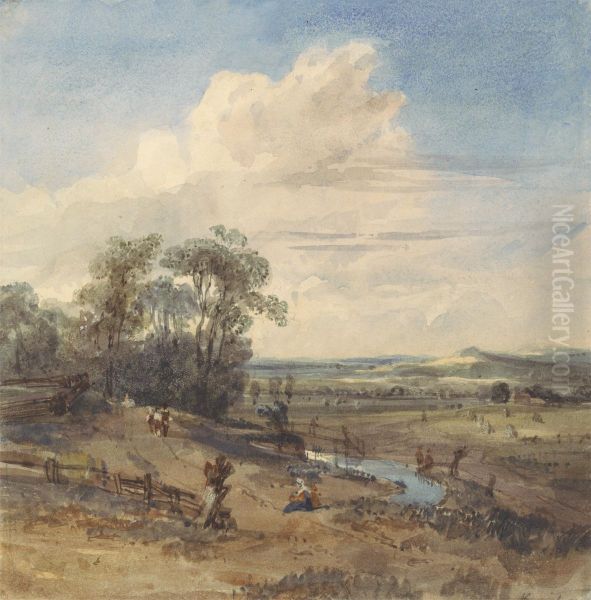 Landscape after Wynants (in the Louvre) - view 1