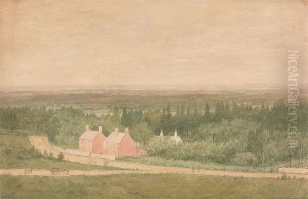 Landscape with Cottages, Broadmoor - view 1