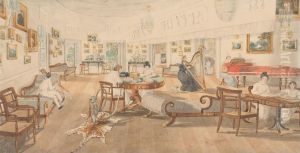 The Summer Room in the Artist's House at Patna The Summer Room in the Artist's House at Patna