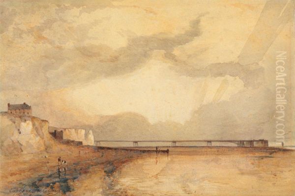 Marine Pier, Brighton - Sunset - view 1