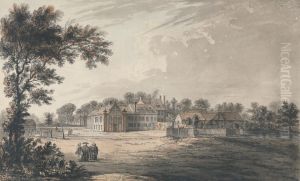 The Bishop's Palace, Bromley (A Country House) by Samuel Hieronymus Grimm