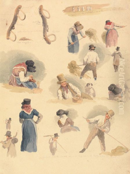 Studies of Haymakers - view 1