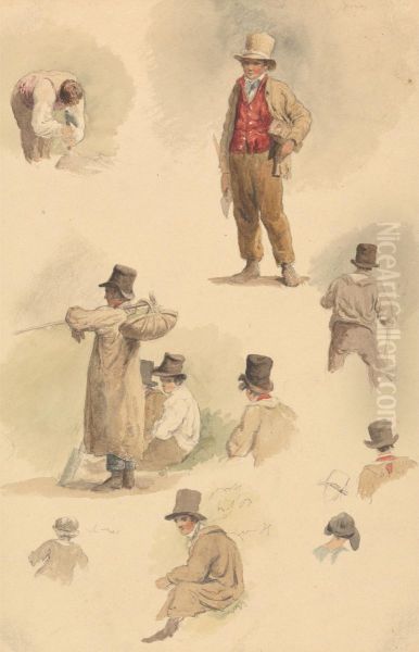 A Woodcutter and Other Studies - view 1