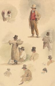 A Woodcutter and Other Studies by Robert Hills