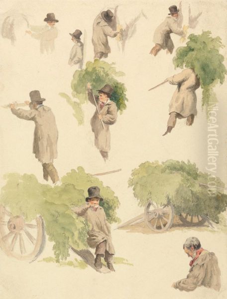 Carting Hops and Other Studies - view 1