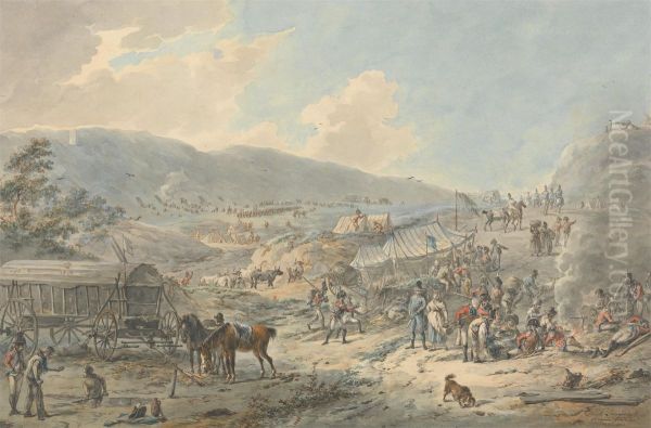 A British Encampment - view 1