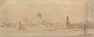 St. Paul's and Blackfriars Bridge by Amelia Long