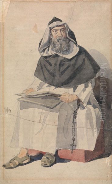 Portrait of a Monk - view 1