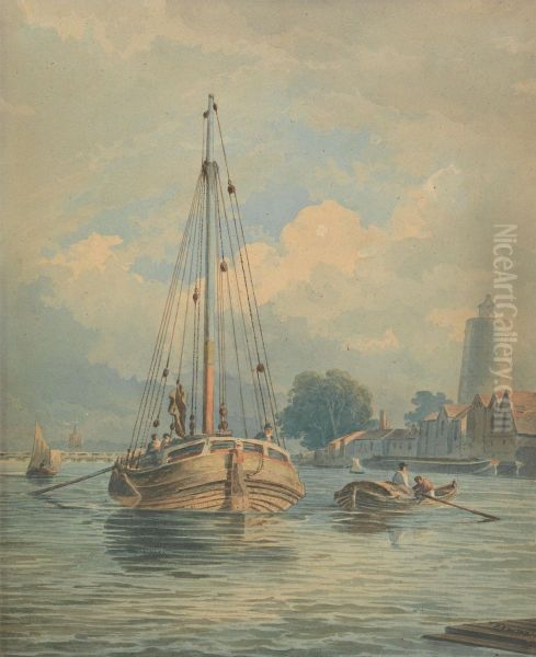 On the Thames - view 1
