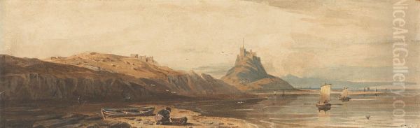 Castle on Holy Island - view 1