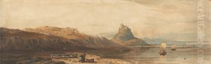 Castle on Holy Island by John Varley