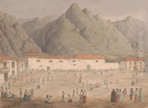 Square in the Village of Los Silos, Tenerife