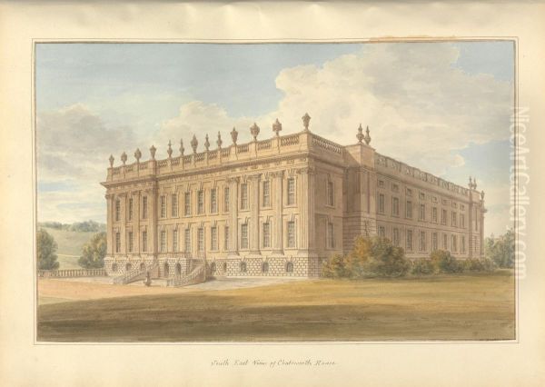 South East View of Chatsworth House - view 1