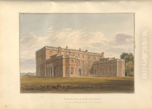 South East View of Newby Hall, Yorkshire, the Seat of the Right Hon'ble Lord Grantham by George Stubbs
