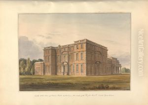 South West View of Newby Hall, Yorkshire; the Seat of the Right Hon'ble Lord Grantham by George Stubbs