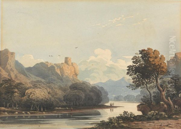 Landscape with a Distant Tower - view 1