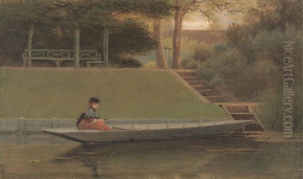 Girl in a Punt - view 1