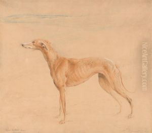 Earl Talbot's Hound, Thomasine by John Linnell