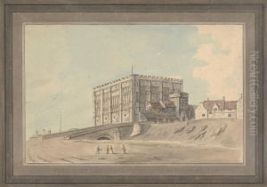 South West View of Norwich Castle October 20, 1775 South West View of Norwich Castle October 20, 1775