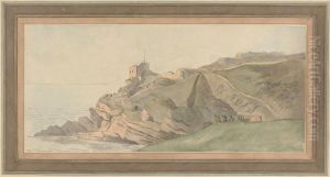 St. Catherine's Castle at Fowey, Cornwall by Francis Grose