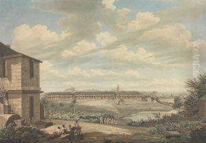 the English Barracks and Saint John's Church Seen from the Hospital