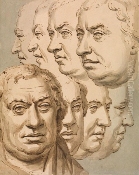 Studies from the Bust of Samuel Johnson - view 1