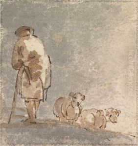 Shepherd With Sheep Shepherd With Sheep