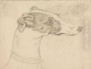 Head Portrait of Grayhound by Sawrey Gilpin