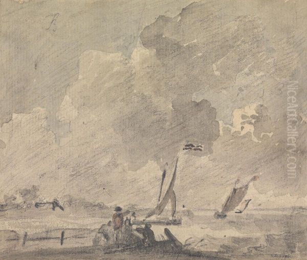 Observing Sailboats From the Shore - view 1