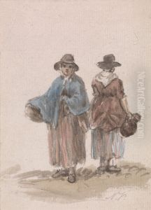 Welsh Peasant Women by Nicholas Pocock