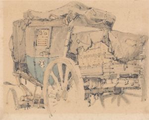 A Diligence, Facing Left