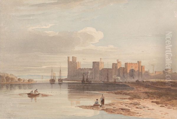 Carnarvon Castle - view 1