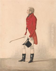 R. W. Selby-Lowndes in a Scarlet Coat by Richard Dighton the younger